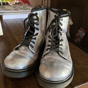 Girls Doc Martens crinkle boots